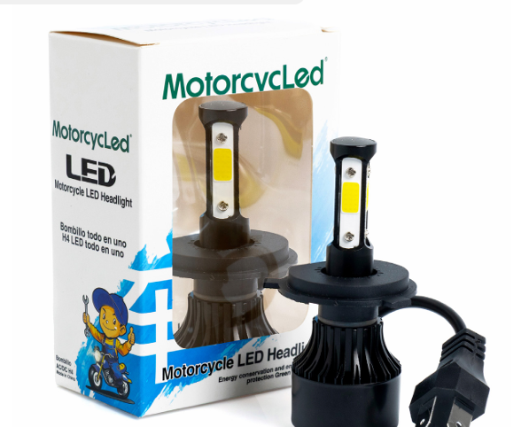Bombillo Triceta LED H4 Cerámico